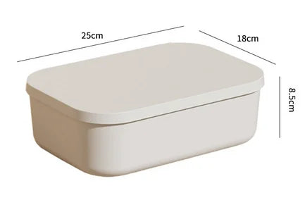 Ins Style Storage Box with Lid Dustproof Cosmetics Clothing Grocery Storage Bedroom Dormitory Storage Box Toy