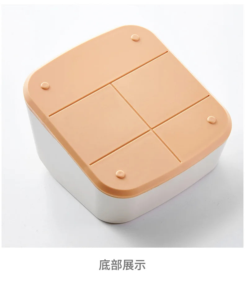 Desktop storage box, key, remote control, grid storage, desk stationery, sundries, cosmetics, desk sorting box