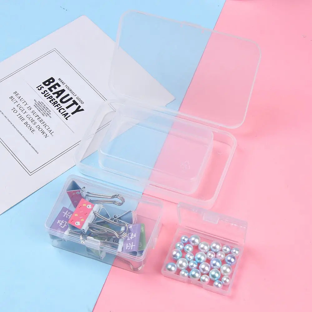 Small Plastic Home Organization 13 Styles Storage Box Jewelry Diamond Container Craft Bead Holder Pill Storage Supply