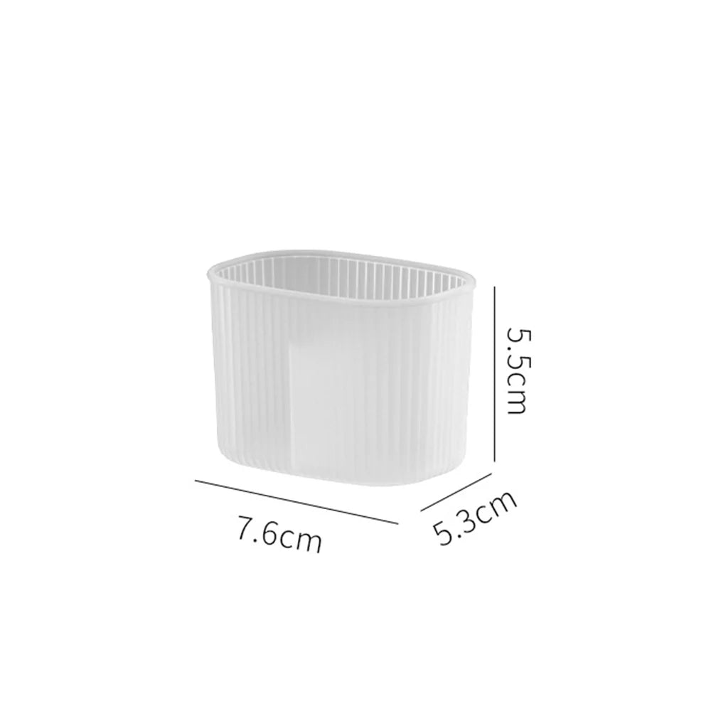 Desktop Cosmetics Storage Box Toiletries Cotton Swab Container Bathroom Accessories Brushes Makeup Organizer Case Lipsticks Box