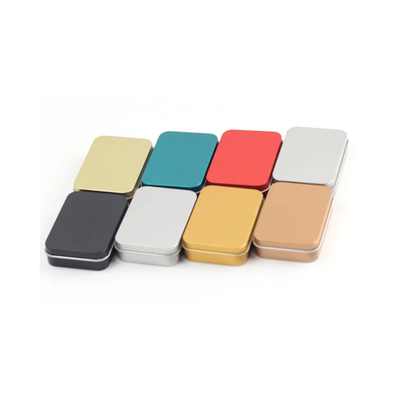 Mini Iron Box Storage Box Small Metal Jewelry Key Coin Metal Box Wedding Candy Storage Can Tobacco Small Iron Box