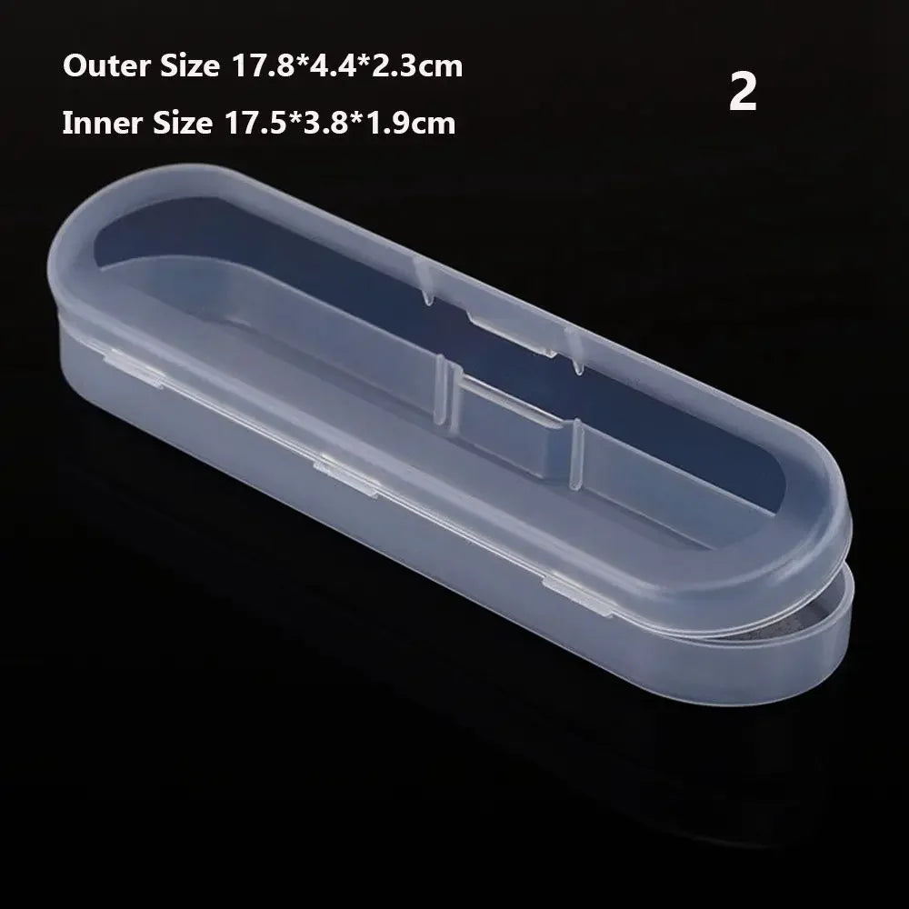 Multi Sizes Transparent Storage Box Square Small Items Case Jewelry Beads Container Fishing Tools Box Sundries Organizer Case