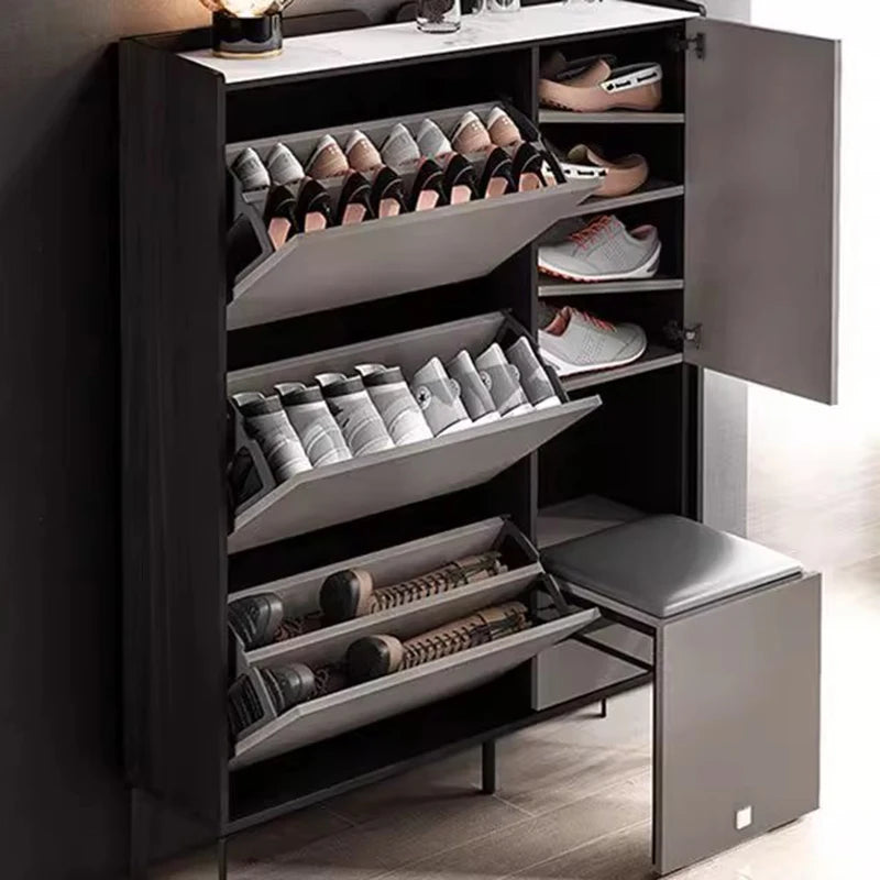 Storage Shelf Large Shoe Cabinets Behind Door Shoe Cabinets Modern Luxury Home Furniture Cabinet Space-saving Cabinet Vertical