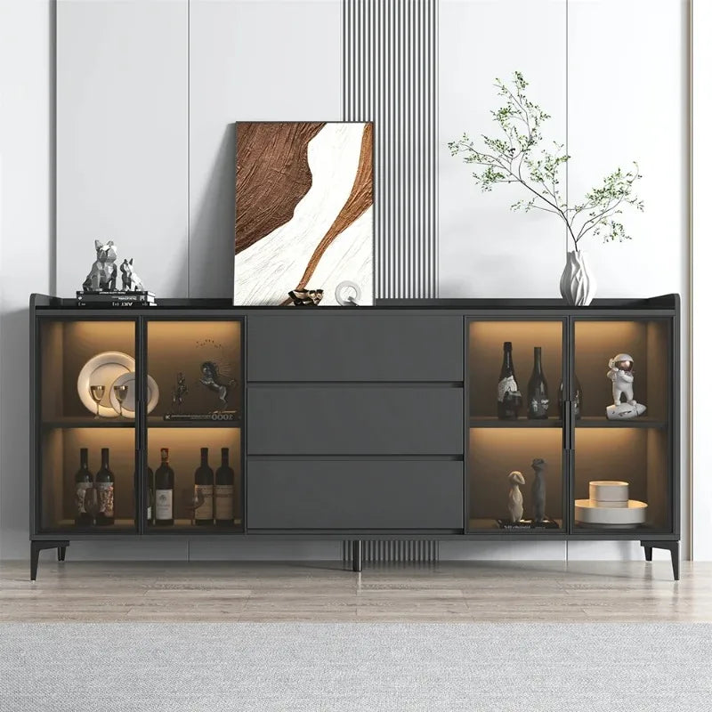 Storage Display Living Room Cabinets Trendy Organizer Drawer Aesthetic Living Room Cabinets Nordic Modern Vitrina Furniture