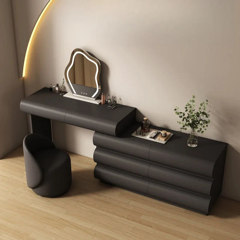 Luxury Bedroom Storage Cabinet Dressing Table Recamera Makeup Dressing Table Comfortable White Tocadores De Maquillaje Furniture