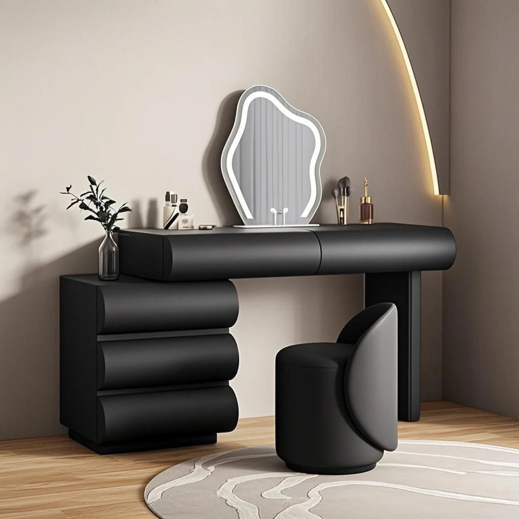 Luxury Bedroom Storage Cabinet Dressing Table Recamera Makeup Dressing Table Comfortable White Tocadores De Maquillaje Furniture