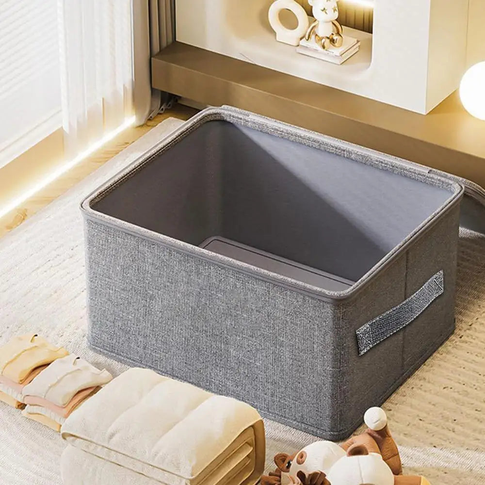 Large Storage Box with Lock Stackable Storage Container Secure with Handle Locking Organizing Bin Washable Shelf Baskets for