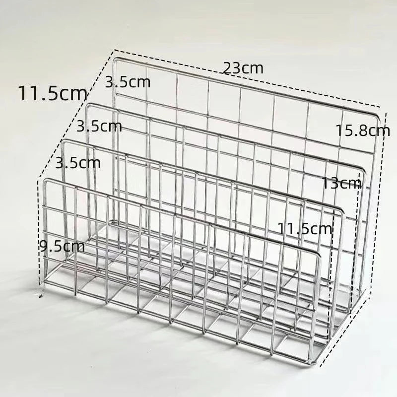 Modern desktop storage racks, bookshelf storage, modern magazine and newspaper storage boxes, book stands
