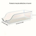 Household Refrigerator Storage Box, Kitchen Refrigerator Large Capacity Stacked Storage Rack, Organizing Water, Snacks, and Cans
