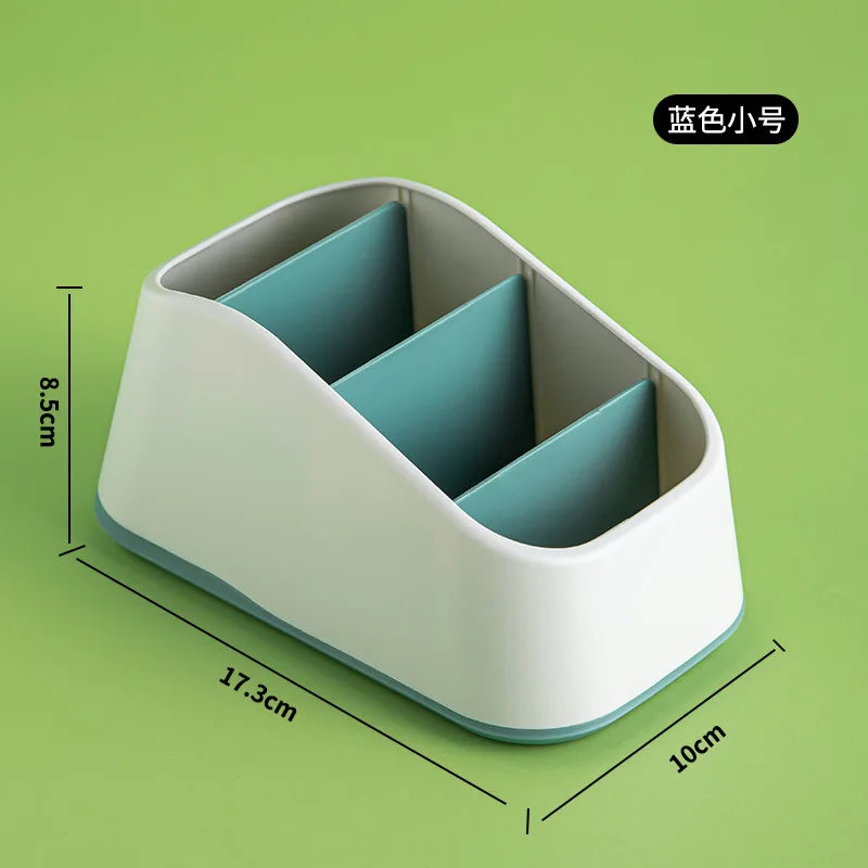 Desktop storage box, key, remote control, grid storage, desk stationery, sundries, cosmetics, desk sorting box