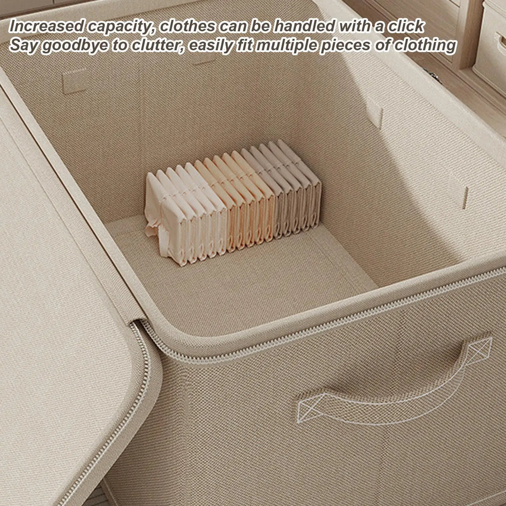 Storage Box with Lock Odor Proof Storage Container Stackable with Handle Locking Organizing Bin Washable Shelf Baskets for Home