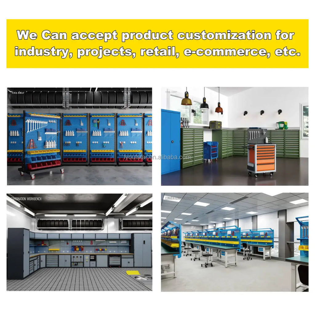 2025Garage Metal Trolly Tool Storage Cabinet Heavy Duty Workshop Roller Drawer Steel Tool Cabinet on Wheels