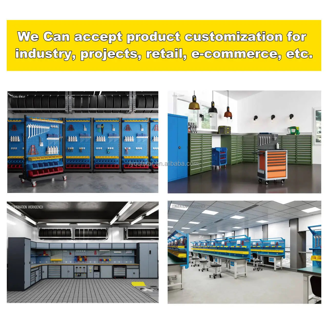 2025Garage Metal Trolly Tool Storage Cabinet Heavy Duty Workshop Roller Drawer Steel Tool Cabinet on Wheels