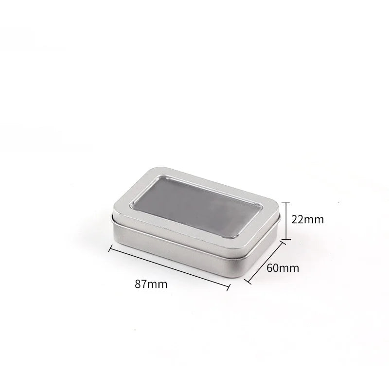 Mini Iron Box Storage Box Small Metal Jewelry Key Coin Metal Box Wedding Candy Storage Can Tobacco Small Iron Box
