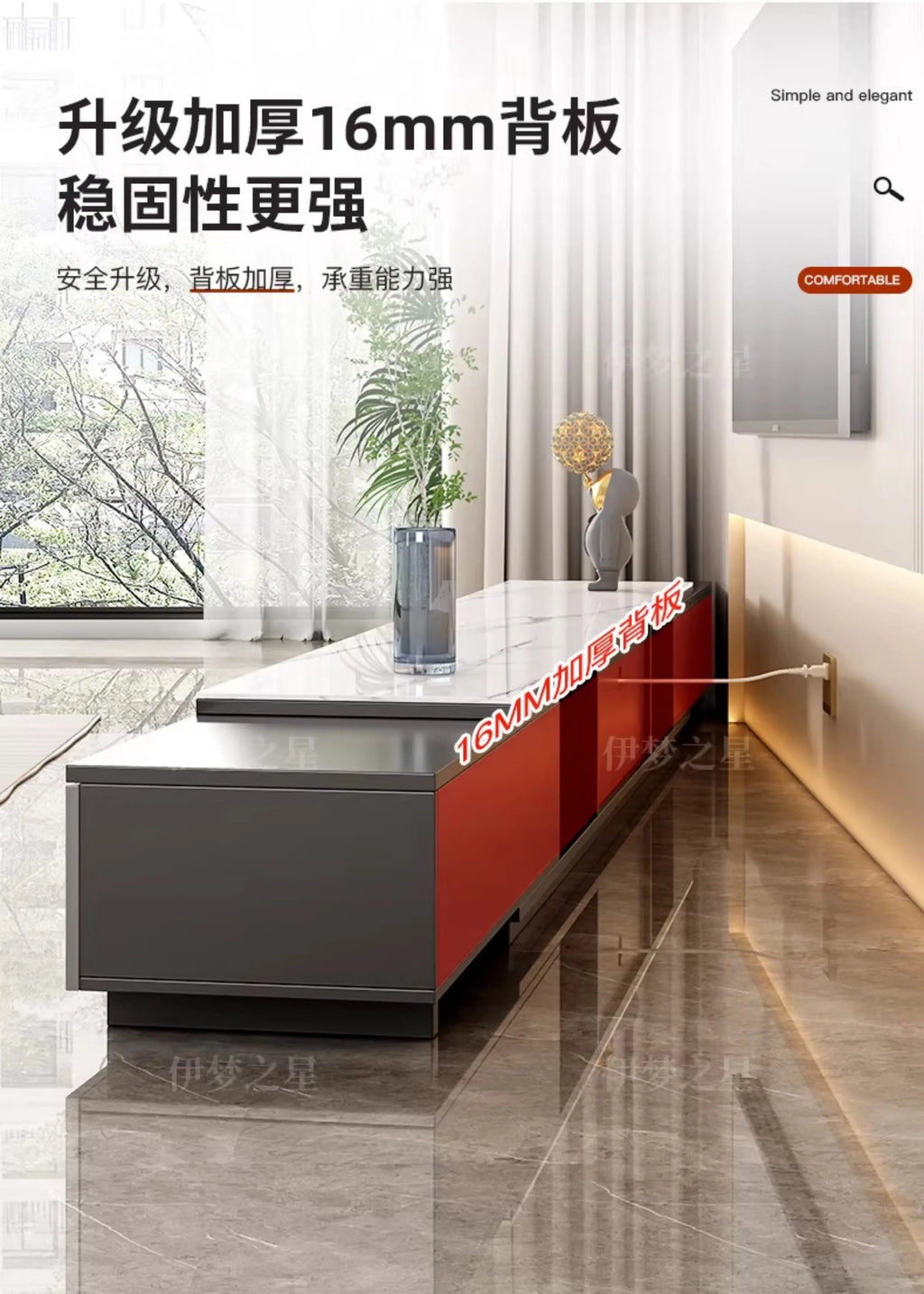 Storage Luxury Tv Cabinet Simple Showcase Display Corner Tv Cabinet Organizer Design Meuble Television Salon Home Accessories