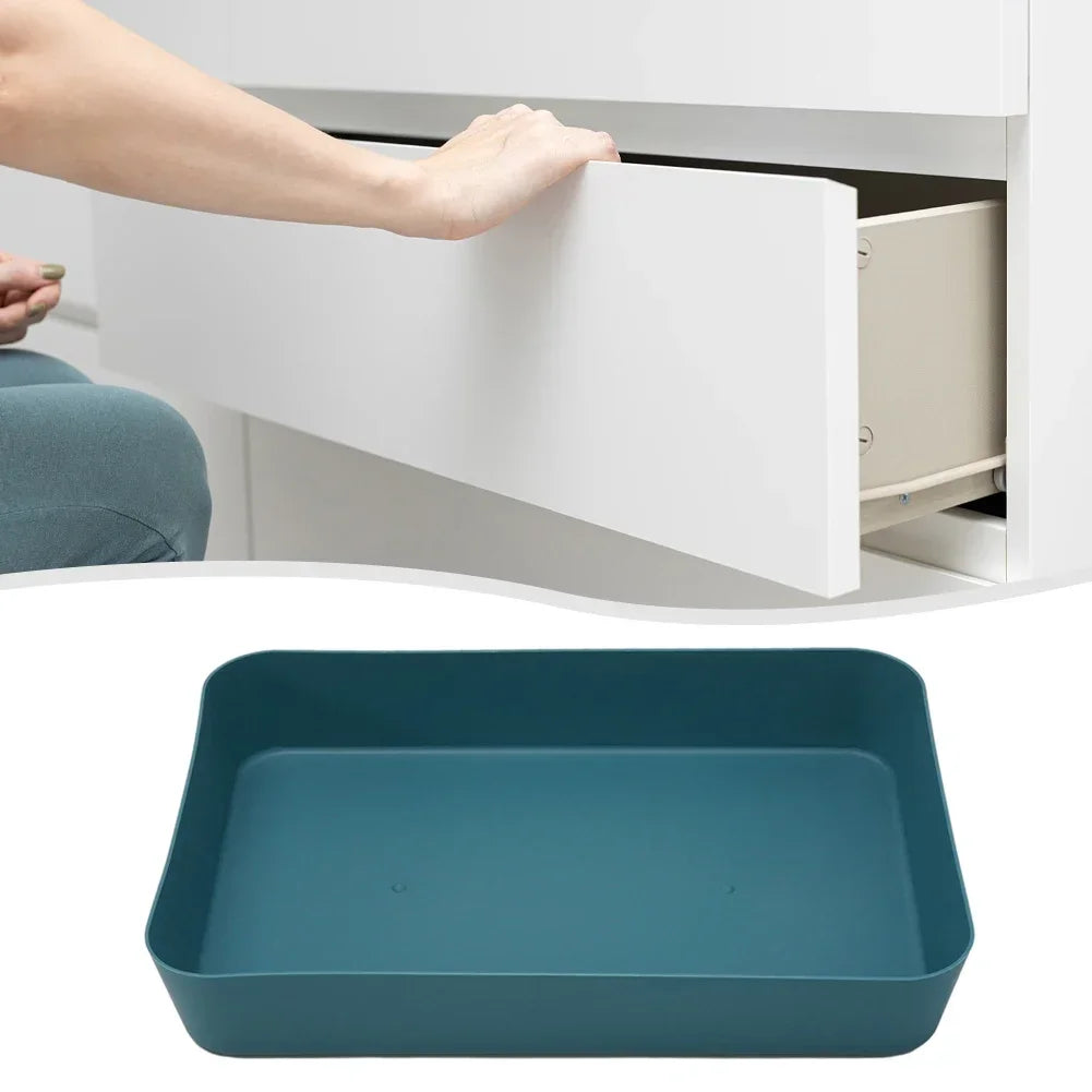 Storage Trays Drawer Partition Storage Box Kitchen Tableware Small Storage Box Multifunctional Cosmetics Sundries Storage Tray